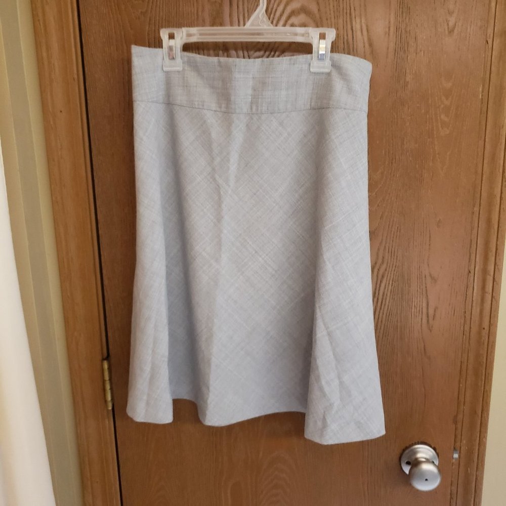 Grey A-line skirt size 4